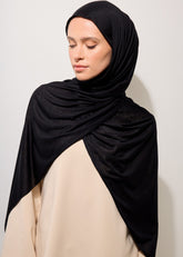 Rabia Z - Penye Siyah Şal